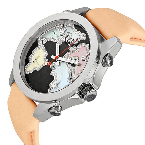 IMG_9085 Jacob Co. JCM122 Five Time Zone Unisex Quartz Stainless Steel Replica 2