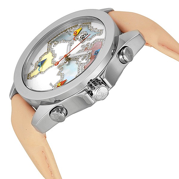 IMG_9085 Jacob Co. JCM123 Five Time Zone Unisex Quartz Stainless Steel Replica 2