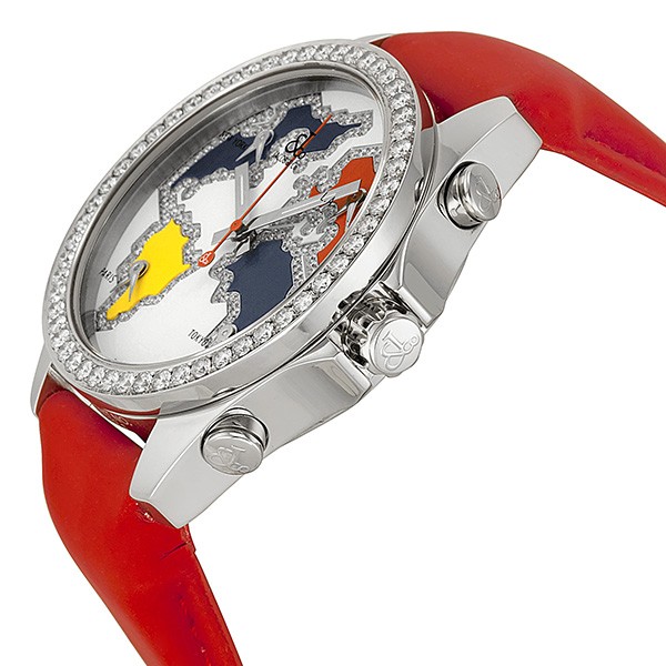 Jacob Co. JCM126 Five Time Zone Unisex Quartz Stainless Steel Replica 2