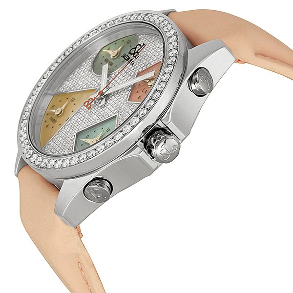 IMG_9085 Jacob Co. JCM44 Five Time Zone Unisex Quartz Stainless Steel Replica 2