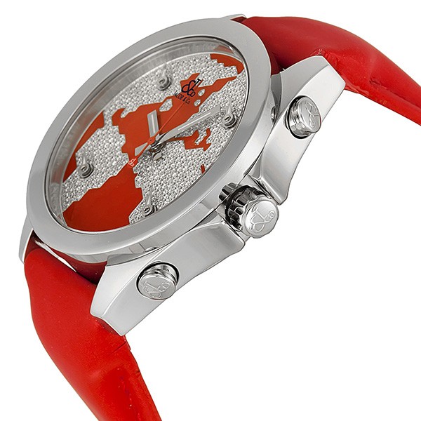 Jacob Co. JCM47SR Five Time Zone Unisex Quartz Stainless Steel Replica 2