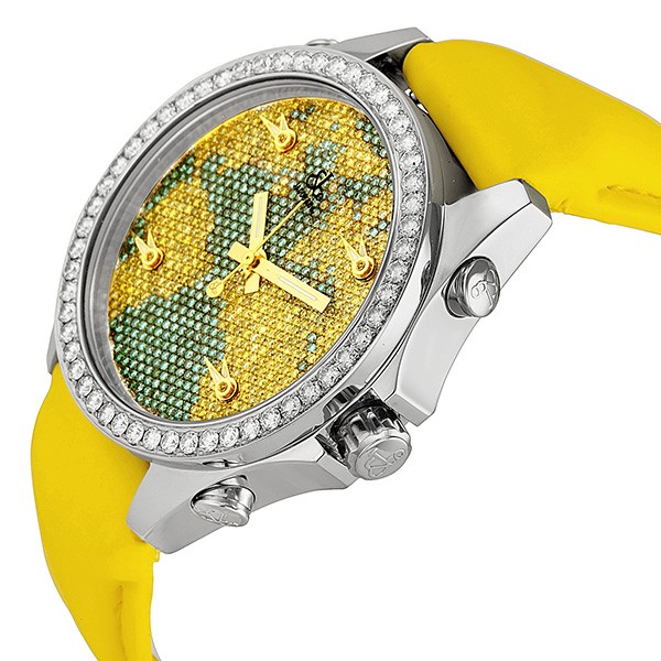 IMG_9085 Jacob Co. JCM47YB Five Time Zone Unisex Quartz Stainless Steel Replica 2