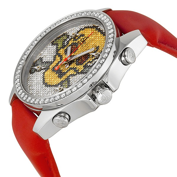 IMG_9085 Jacob Co. JCMSKULL1 Five Time Zone Unisex Quartz Stainless Steel Replica 2
