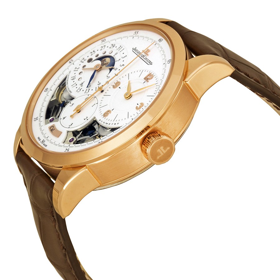 IMG_9085 Jaeger LeCoultre 604.25.20 Duometre Mens Hand Wind 18kt Rose Gold Replica 2