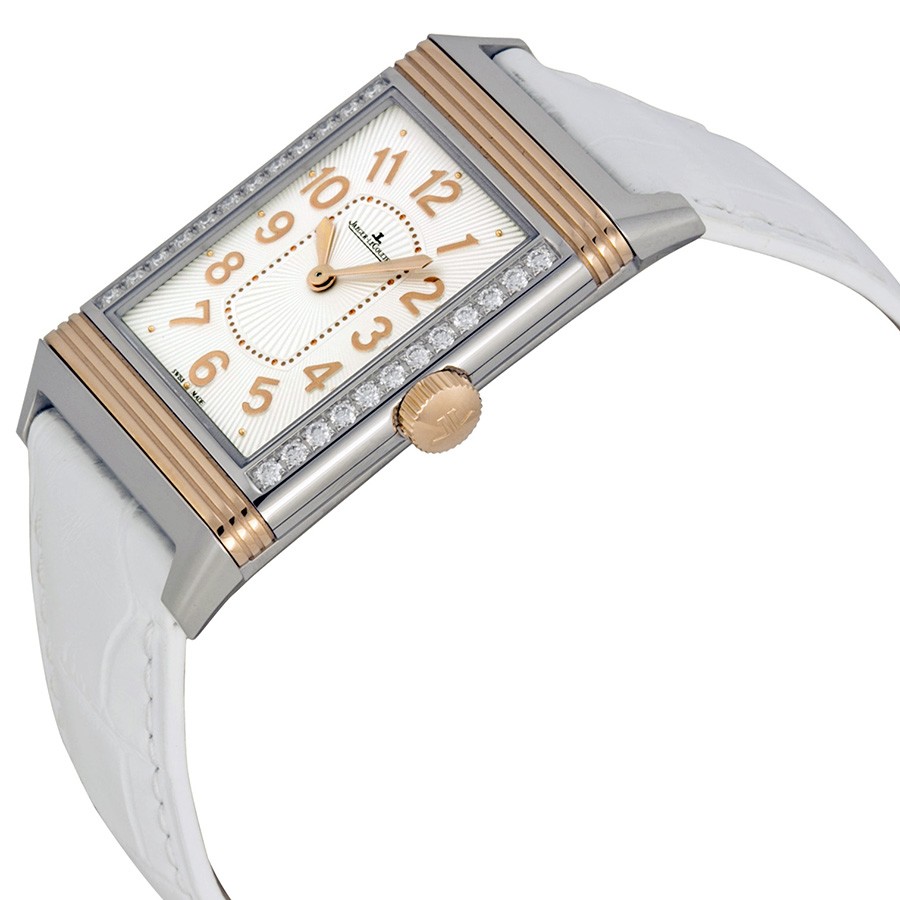 IMG_9085 Jaeger LeCoultre Q3224420 Reverso Ladies Hand Wind 18kt Rose Gold and Stainless Steel Replica 2