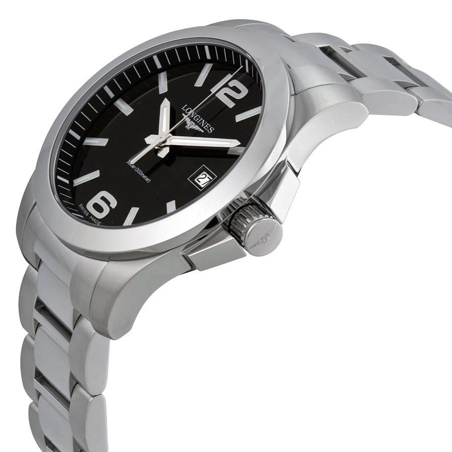 IMG_9085 Longines L36594586 Conquest Mens Quartz Stainless Steel Replica 2