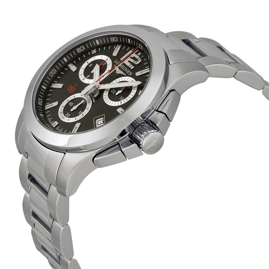 IMG_9085 Longines L37004566 Conquest Mens Quartz Stainless Steel Replica 2