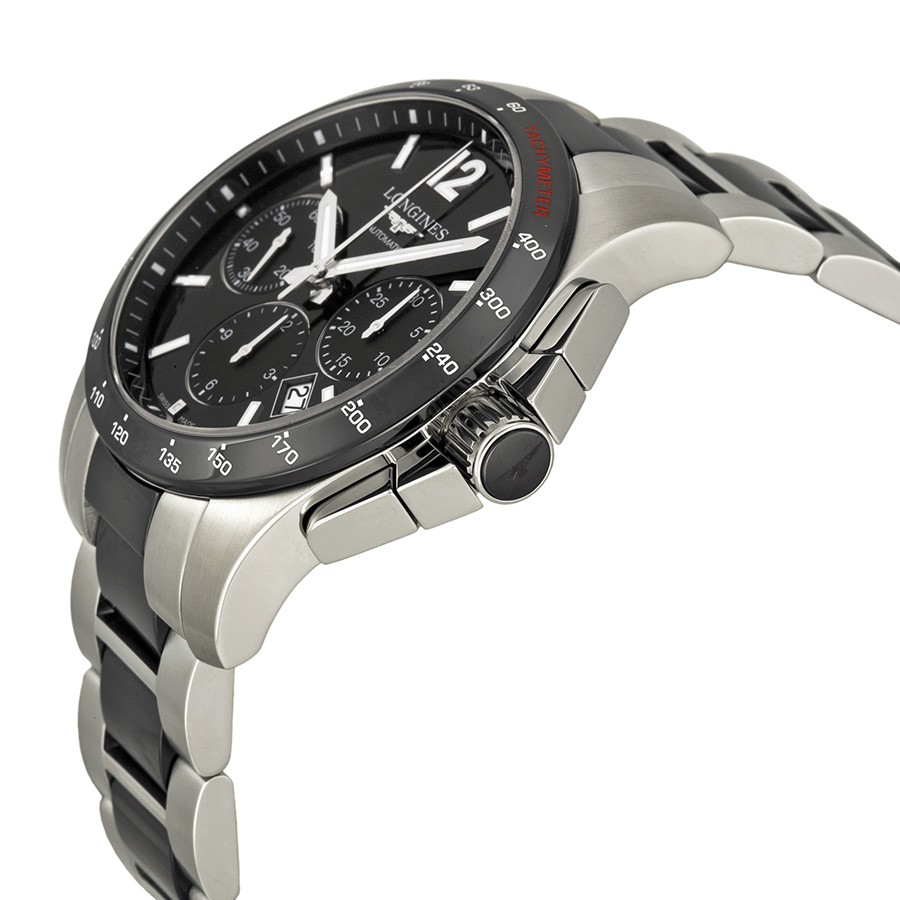 IMG_9085 Longines L2.744.4.56.7 Mens Automatic Stainless Steel and Ceramic Replica 2