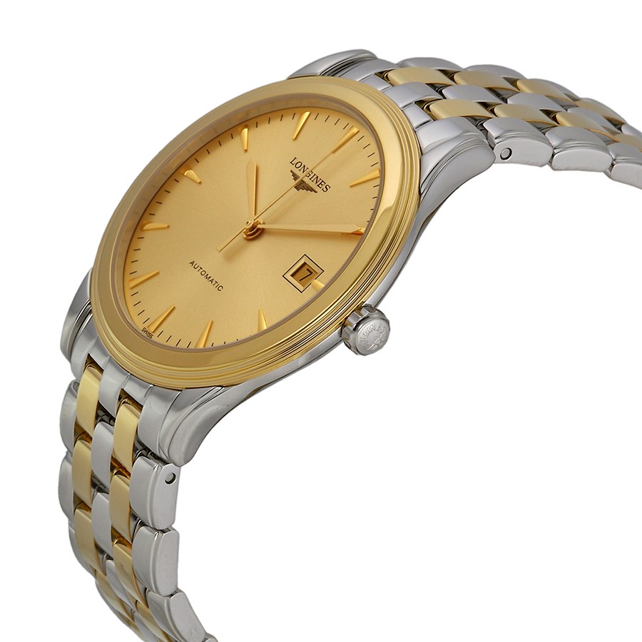 IMG_9085 Longines L48743327 Mens Automatic Yellow Gold-tone Stainless Steel Replica 2