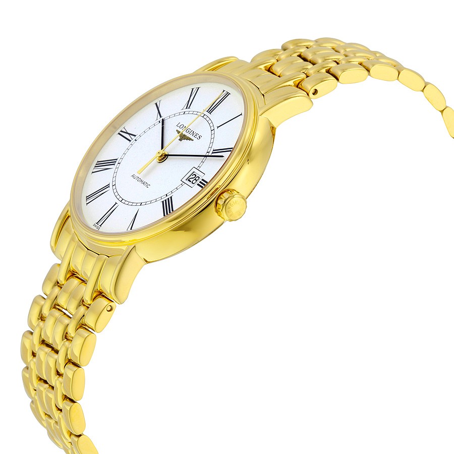 IMG_9085 Longines L49212118 Mens Automatic 18kt Gold PVD Stainless Steel Replica 2