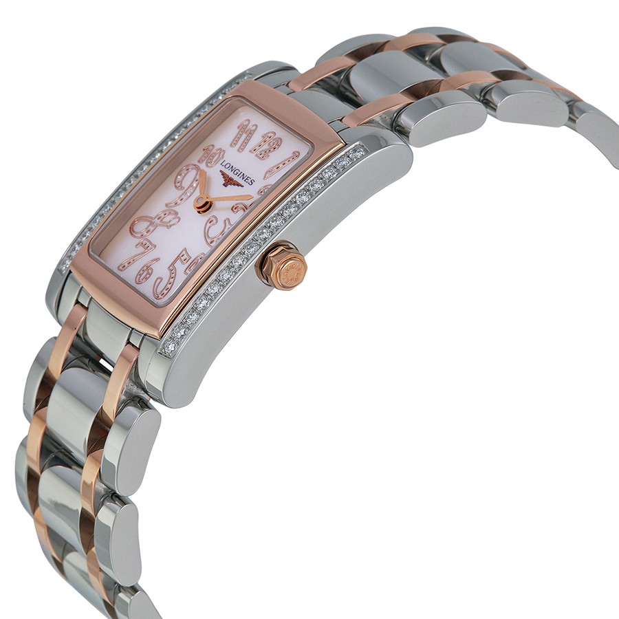 IMG_9085 Longines L55025997 Ladies Quartz Stainless Steel and Rose Gold Replica 2