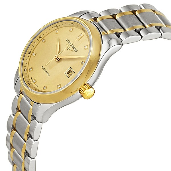 IMG_9085 Longines L22575377 Master Collection Ladies Automatic 18kt Gold-plated Stainless Steel Replica 2