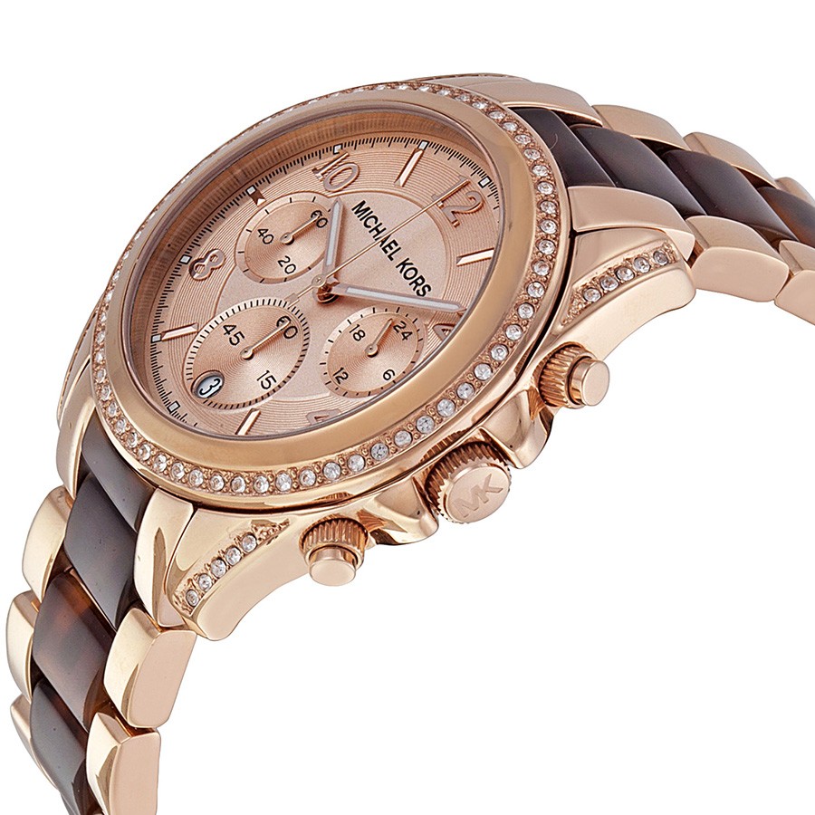 IMG_9085 Michael Kors MK5859 Blair Ladies Quartz Rose Gold-tone Stainless Steel Replica 2