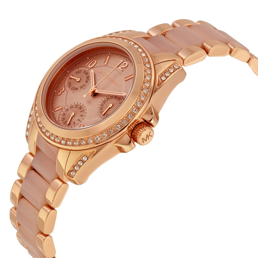 IMG_9085 Michael Kors MK6175 Blair Ladies Quartz Rose Gold-tone Stainless Steel Replica 2