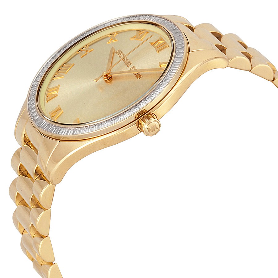 IMG_9085 Michael Kors MK3244 Blake Ladies Quartz Gold-tone Stainless Steel Replica 2