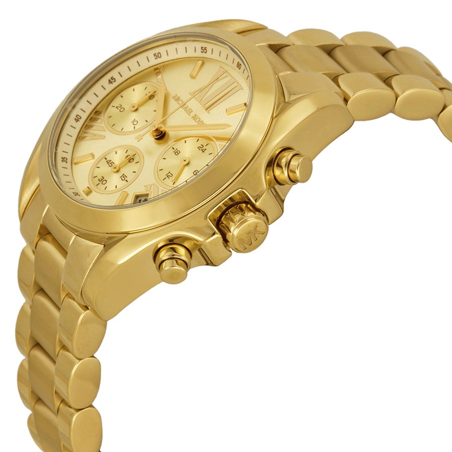 IMG_9085 Michael Kors MK5798 Bradshaw Ladies Quartz Gold-tone Stainless Steel Replica 2