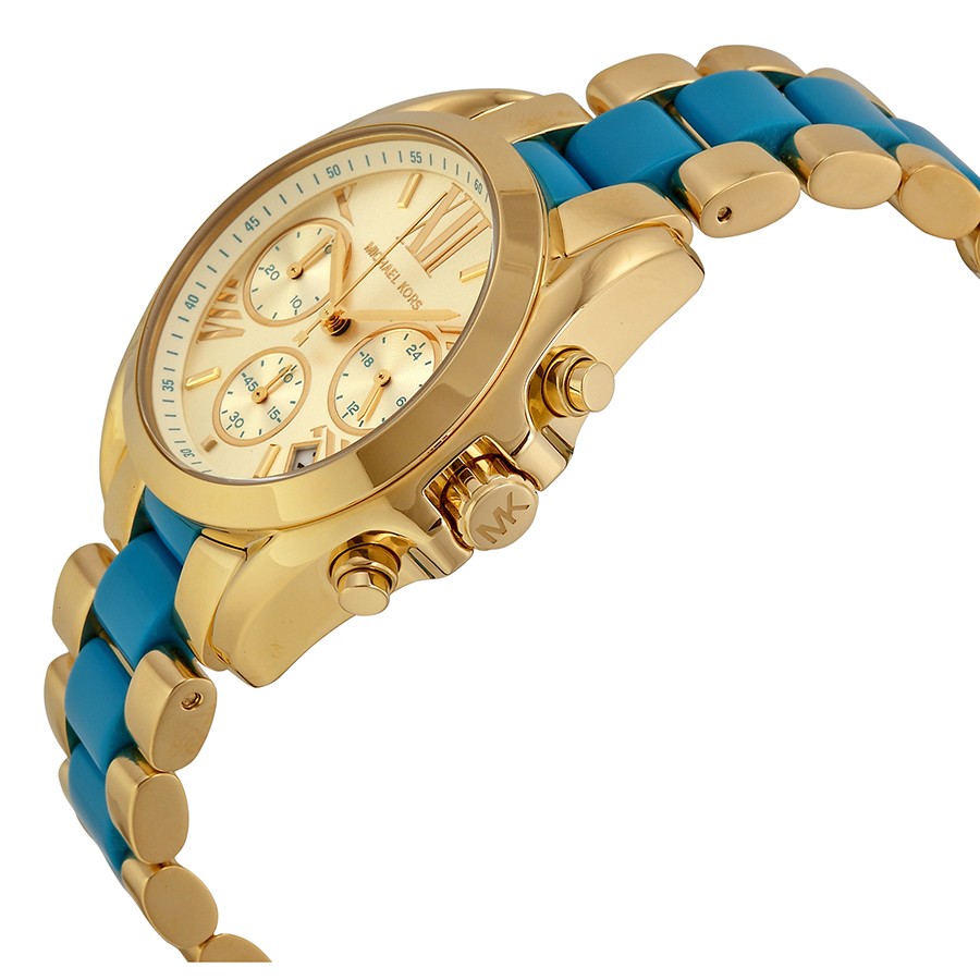 IMG_9085 Michael Kors MK5908 Bradshaw Ladies Quartz Gold-tone Stainless Steel Replica 2