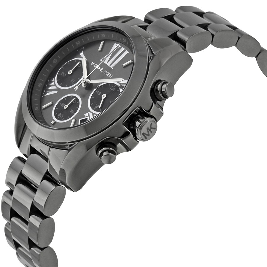 IMG_9085 Michael Kors MK6249 Bradshaw Ladies Quartz Gunmetal-Tone Stainless Steel Replica 2