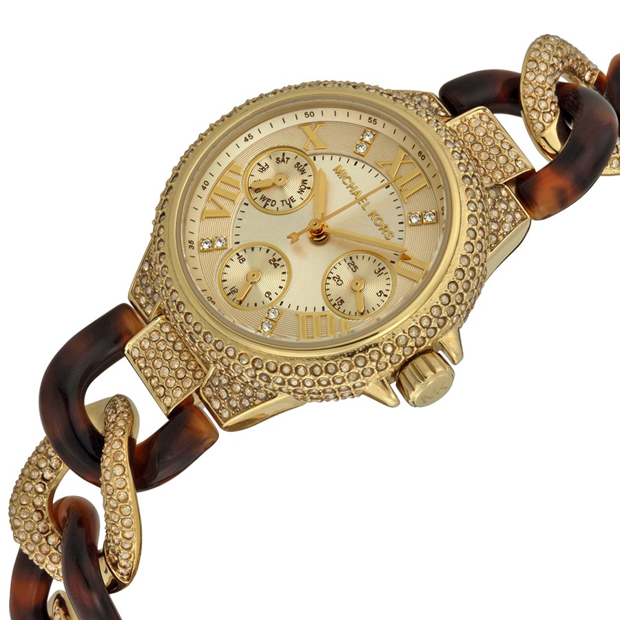 IMG_9085 Michael Kors MK4290 Camille Ladies Quartz Gold-tone Stainless Steel Replica 2