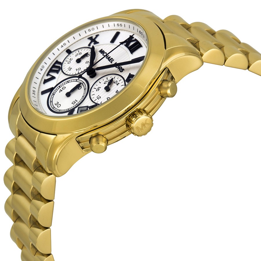 IMG_9085 Michael Kors MK5916 Cooper Mens Quartz Gold-tone Stainless Steel Replica 2