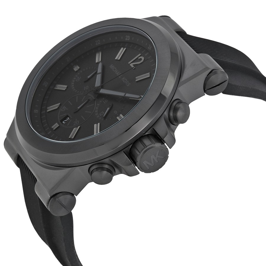 IMG_9085 Michael Kors MK8152 Dylan Mens Quartz Black Ion-plated Stainless-Steel Replica 2