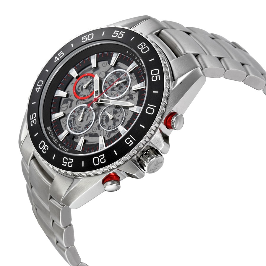 Michael Kors MK9011 JetMaster Mens Automatic Stainless Steel Replica 2