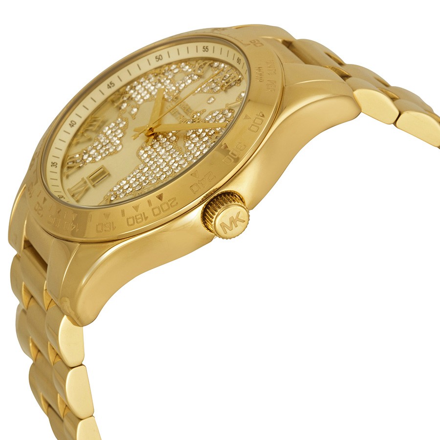IMG_9085 Michael Kors MK5959 Layton Ladies Quartz Gold-tone Stainless Steel Replica 2