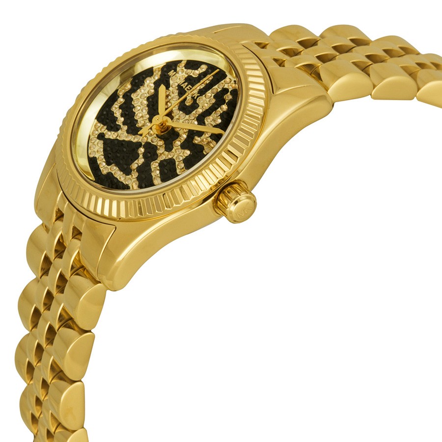 IMG_9085 Michael Kors MK3300 Lexington Ladies Quartz Gold-tone Stainless Steel Replica 2