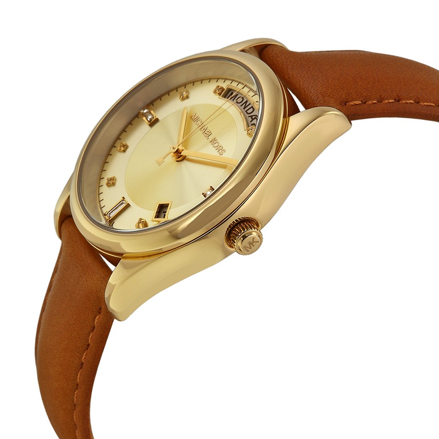 IMG_9085 Michael Kors MK2374 Ladies Quartz Gold-tone Stainless Steel Replica 2