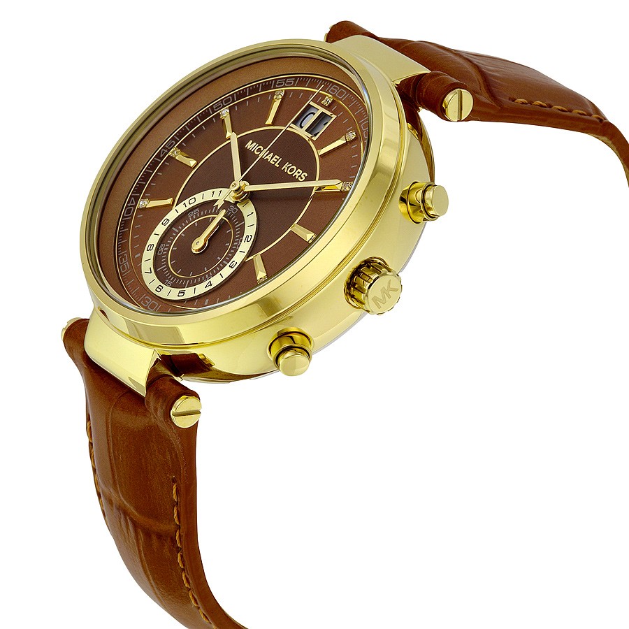 Michael Kors MK2424 Ladies Quartz Rose Gold-tone Stainless Steel Replica 2