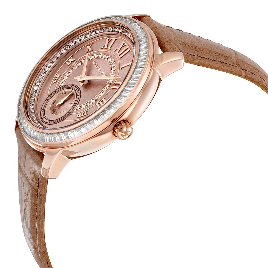 IMG_9085 Michael Kors MK2448 Ladies Quartz Rose Gold PVD Stainless Steel Replica 2