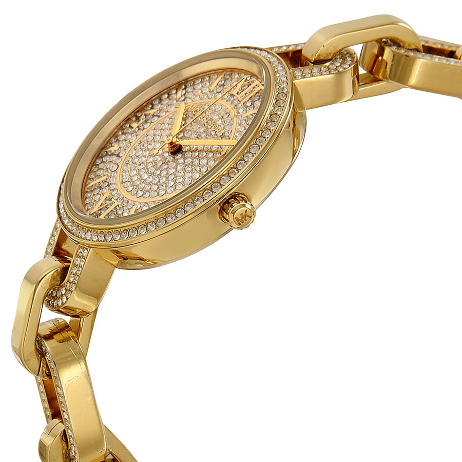 IMG_9085 Michael Kors MK3268 Ladies Quartz Gold-tone Stainless Steel Replica 2