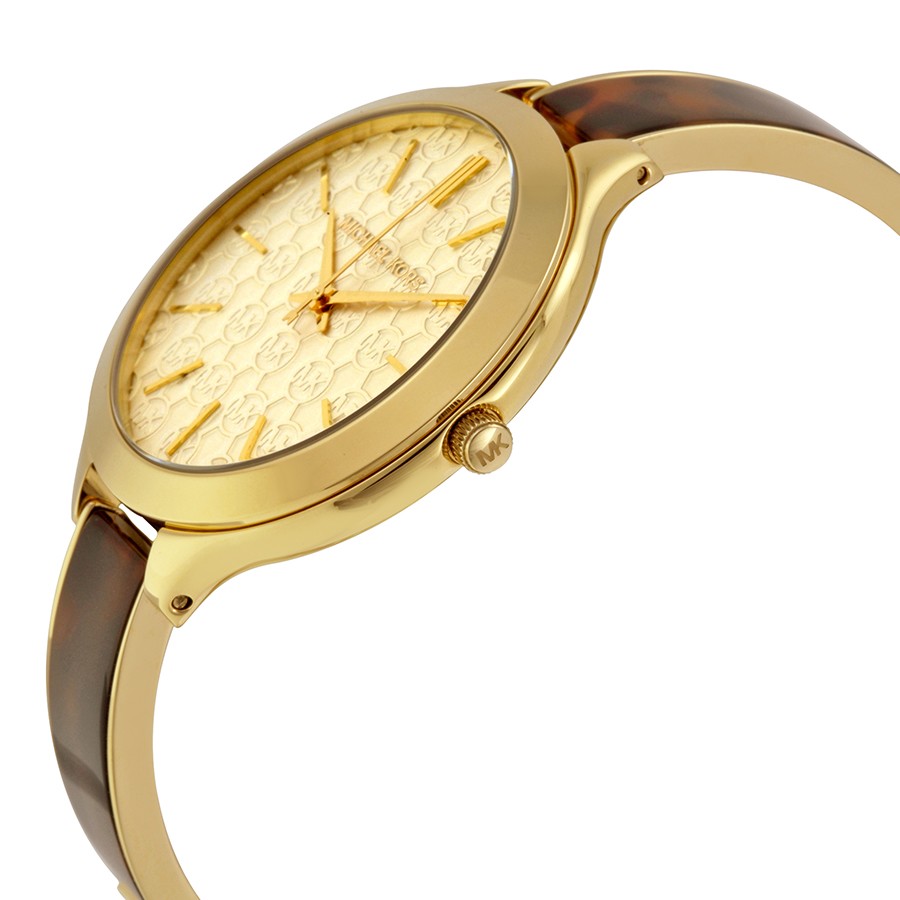 IMG_9085 Michael Kors MK4293 Ladies Quartz Gold-tone Stainless Steel Replica 2