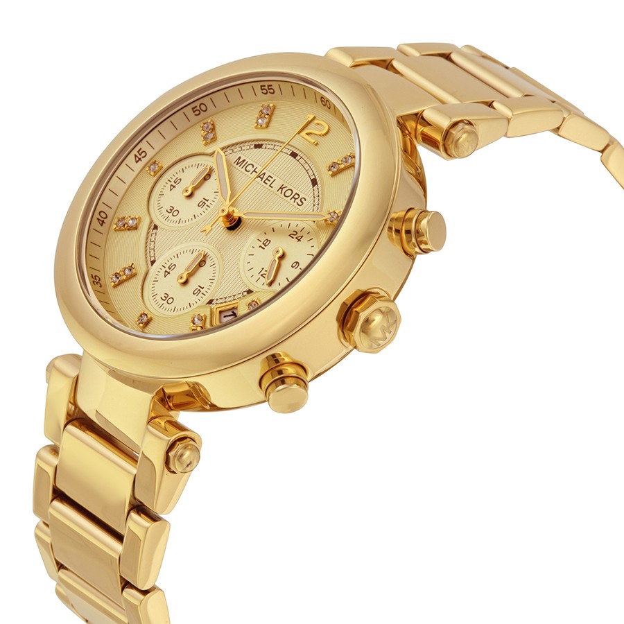 IMG_9085 Michael Kors MK5276 Ladies Quartz Gold-tone Stainless Steel Replica 2