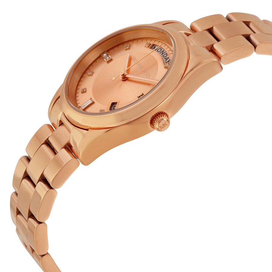 IMG_9085 Michael Kors MK6071 Ladies Quartz Rose Gold-plated Stainless Steel Replica 2
