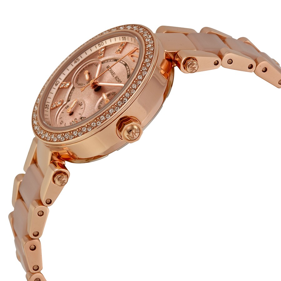 IMG_9085 Michael Kors MK6110 Ladies Quartz Rose Gold-tone Stainless Steel Replica 2