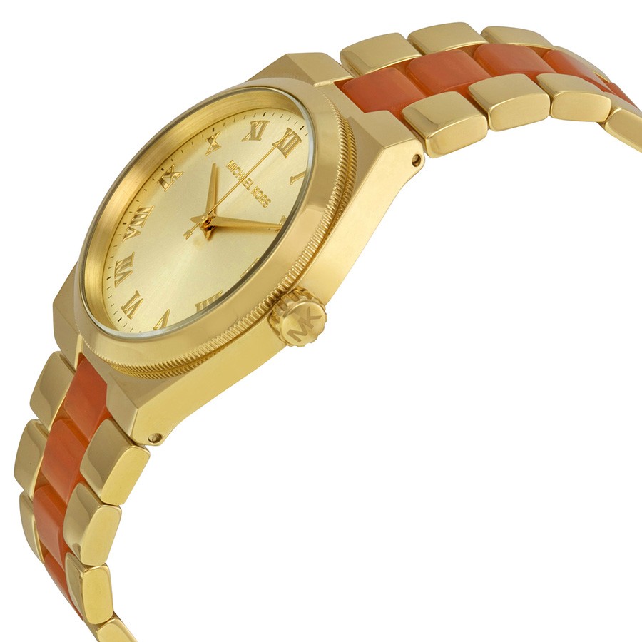 IMG_9085 Michael Kors MK6153 Ladies Quartz Gold-plated Stainless Steel Replica 2