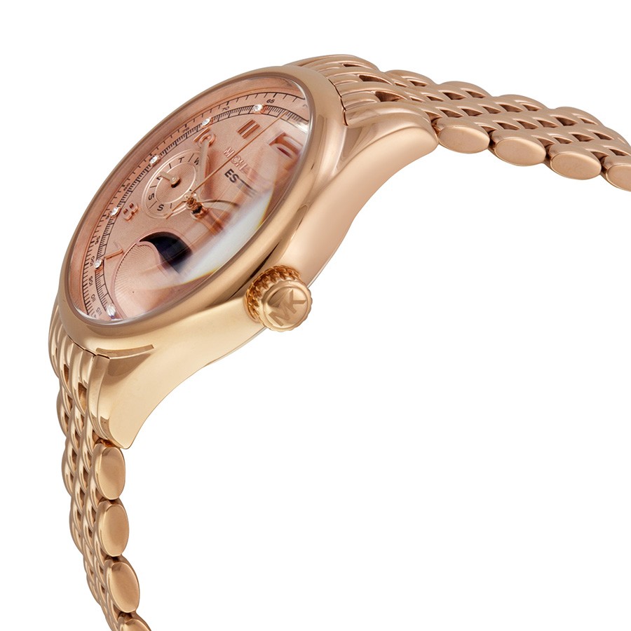IMG_9085 Michael Kors MK6181 Ladies Quartz Rose Gold-tone Stainless Steel Replica 2