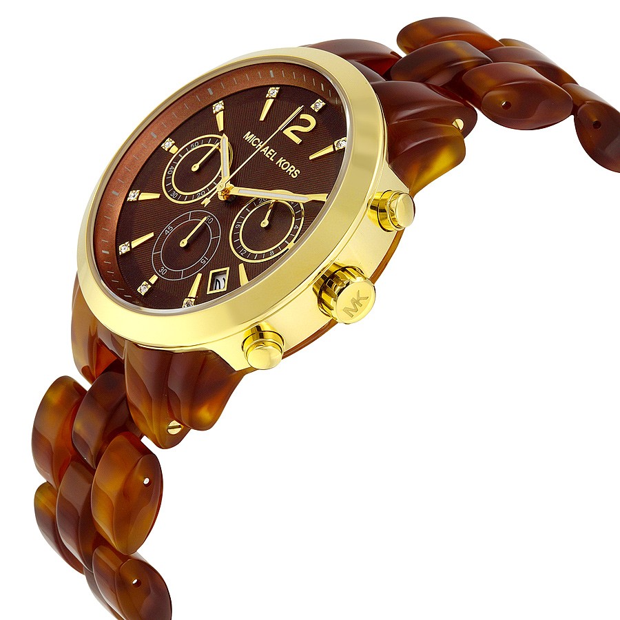IMG_9085 Michael Kors MK6235 Ladies Quartz Gold-plated Stainless Steel Replica 2