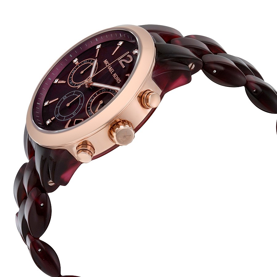 IMG_9085 Michael Kors MK6237 Ladies Quartz Rose Gold-Tone Stainless Steel Replica 2