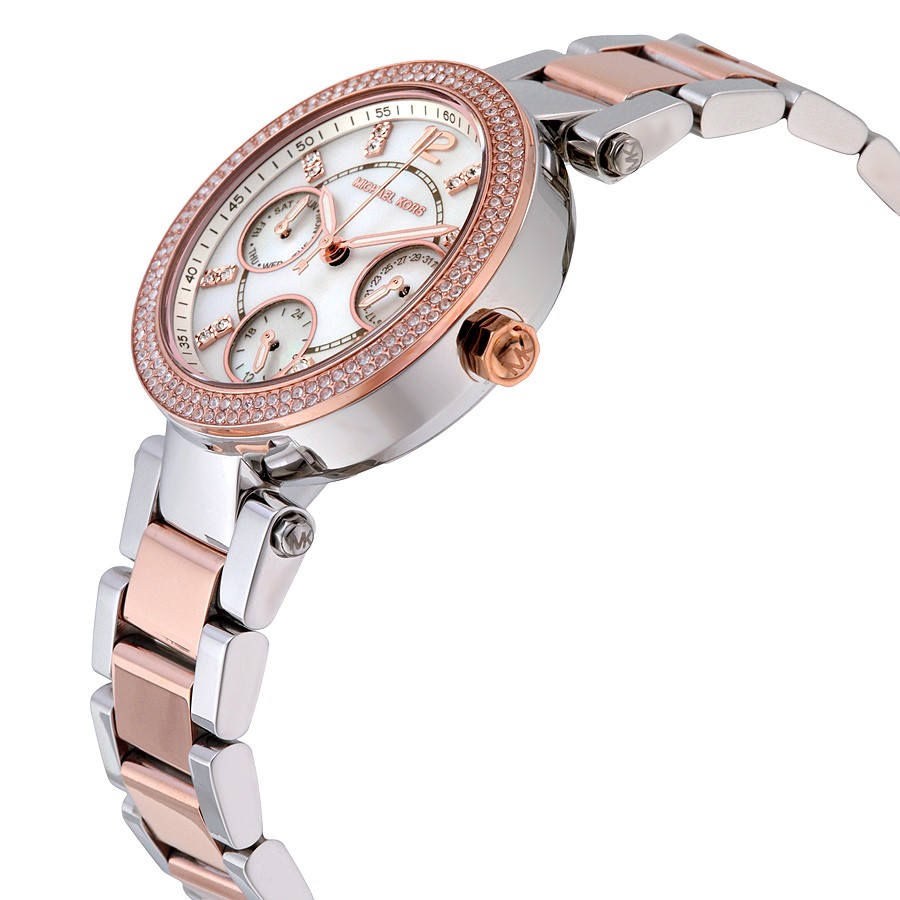 IMG_9085 Michael Kors MK6306 Ladies Quartz Rose Gold-Tone Stainless Steel Replica 2