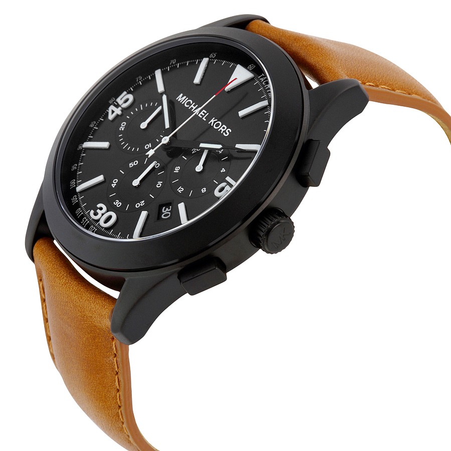 IMG_9085 Michael Kors MK8450 Mens Quartz Black Ion-plated Stainless Steel Replica 2