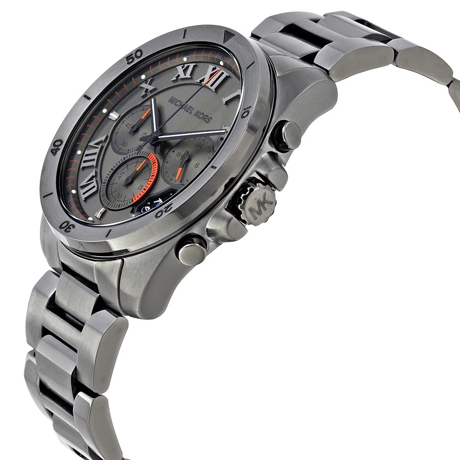 IMG_9085 Michael Kors MK8465 Mens Quartz Gunmetal Stainless Steel Replica 2
