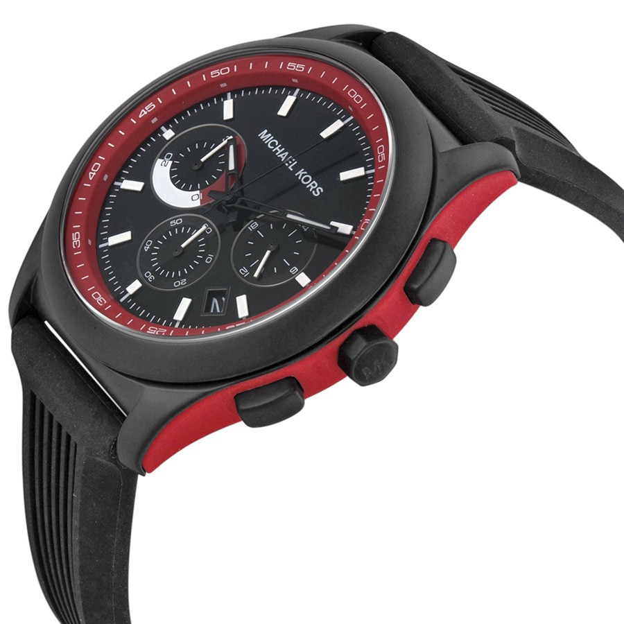 IMG_9085 Michael Kors MK8376 Outrigger Mens Quartz Black Ion-plated Stainless Steel Replica 2