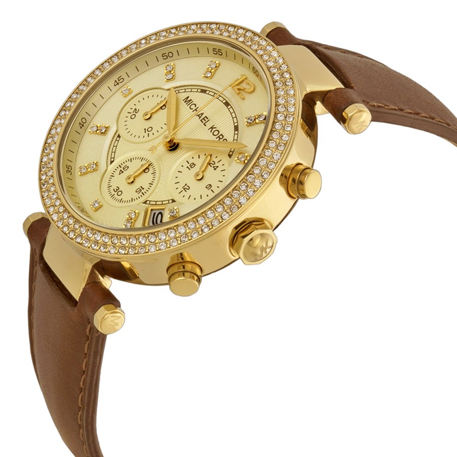 IMG_9085 Michael Kors MK2249 Parker Ladies Quartz Gold Ion-plated Stainless Steel Replica 2