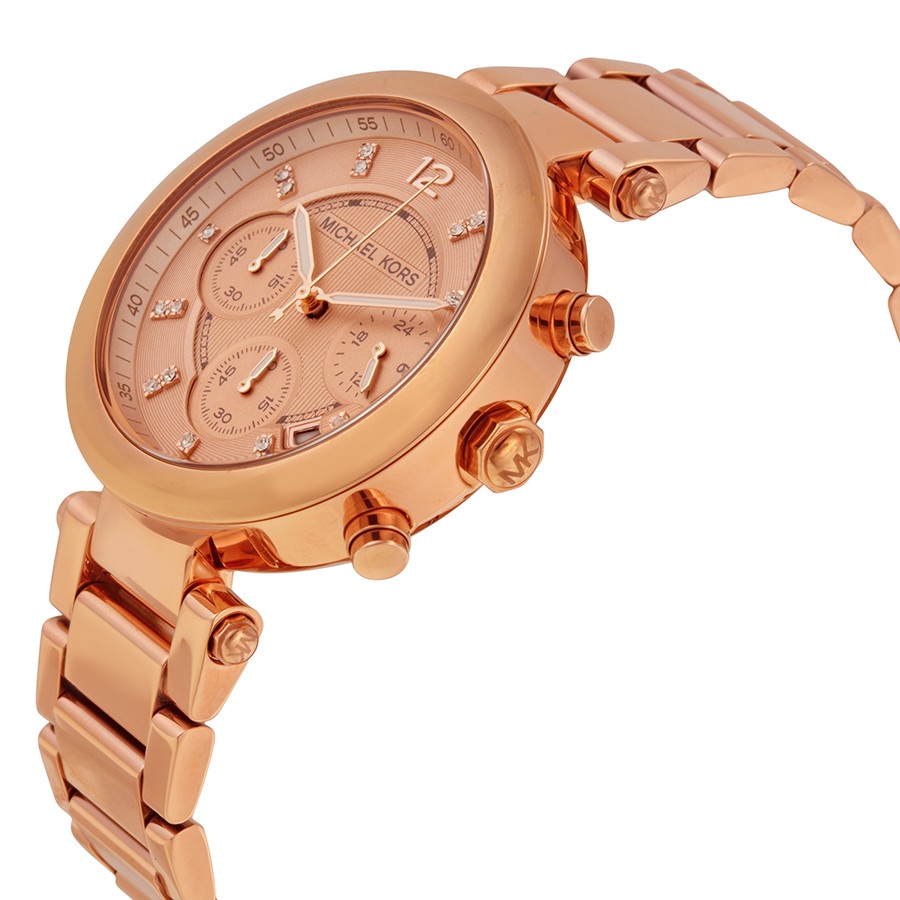 IMG_9085 Michael Kors MK5277 Parker Ladies Quartz Rose Gold-tone Stainless Steel Replica 2