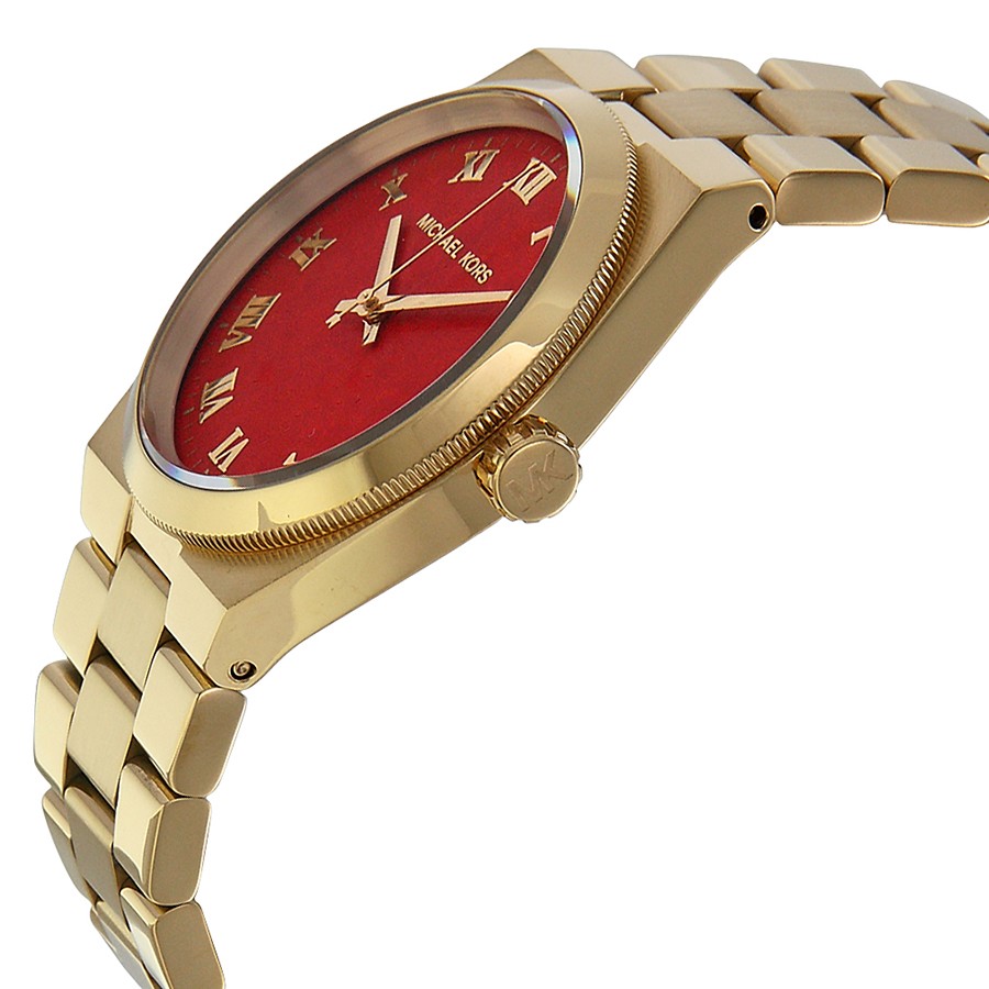 IMG_9085 Michael Kors MK5936 Runway Ladies Quartz Gold-tone Stainless Steel Replica 2