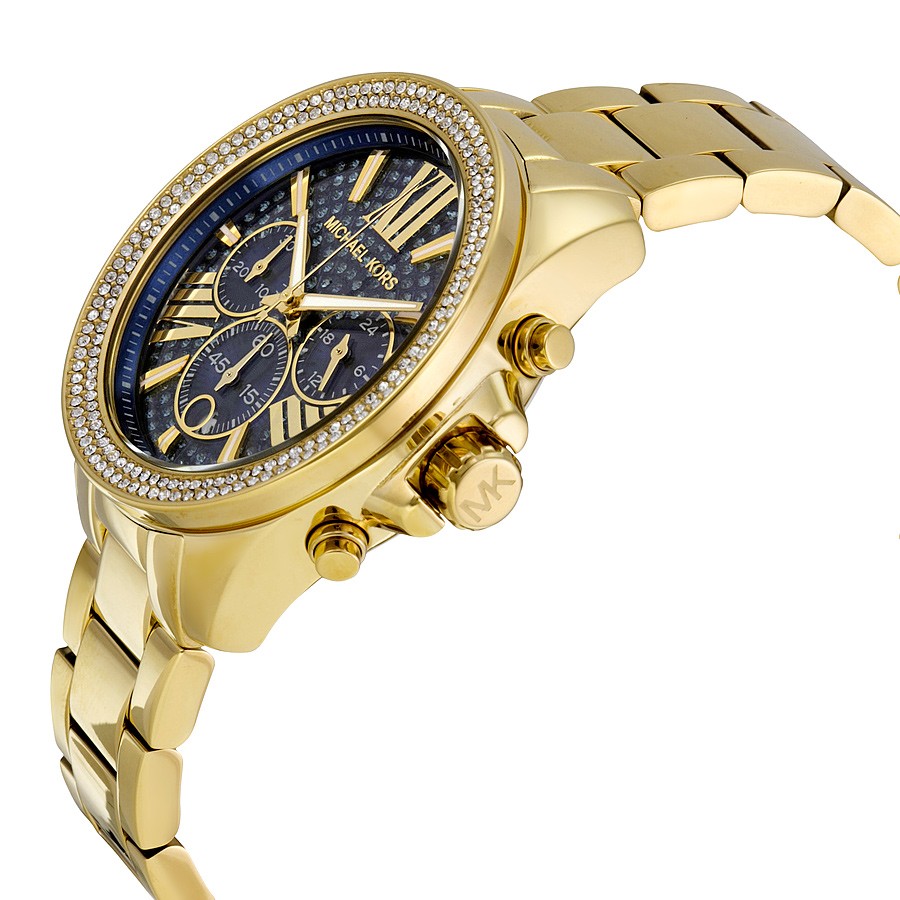 IMG_9085 Michael Kors MK6291 Wren Ladies Quartz Gold-tone Stainless Steel Replica 2