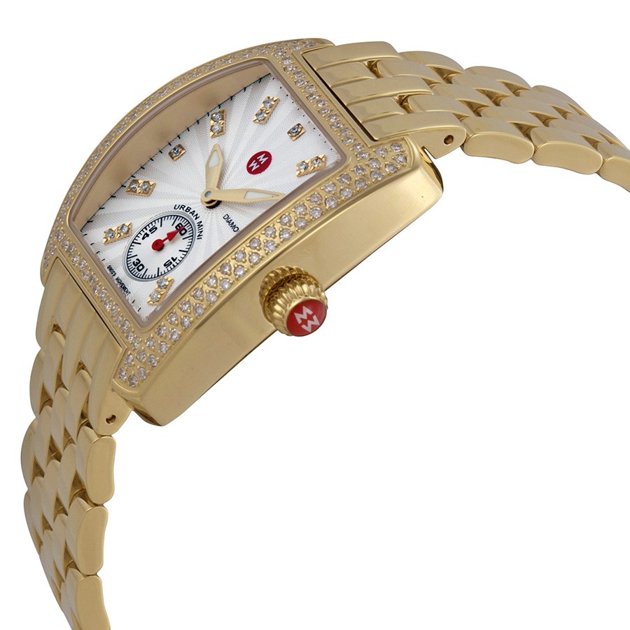IMG_9085 Michele 5001 Ladies Quartz 18kt Gold-plated Stainless Steel Replica 2