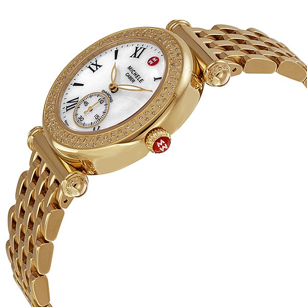 Michele MWW16A000038 Caber Ladies Quartz Gold-tone Stainless Steel Replica 2